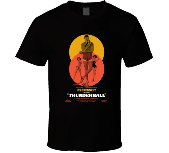 Discover Thunderball, T-Shirt, James Bond, 007, Movie, Danish, Sean Connery