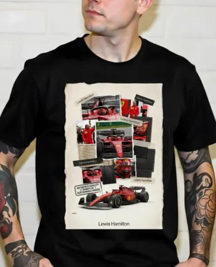 Discover Lewis Hamilton Design T-Shirt