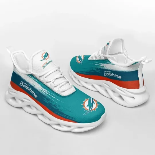 Personalized Miami Football Team Dolphinss Sneaker Max Soul Shoes Adults