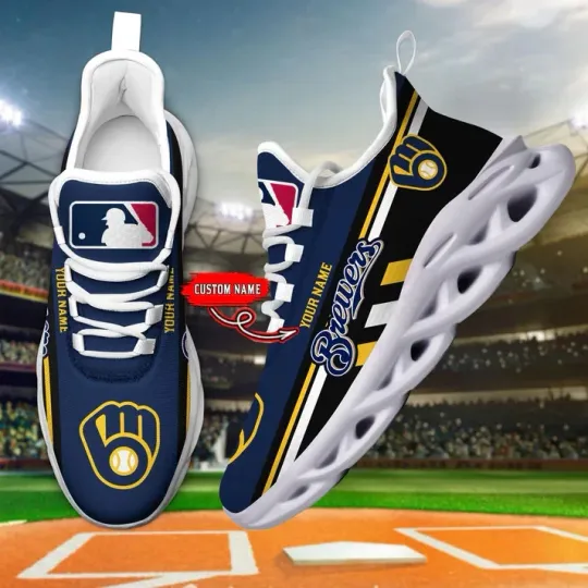 Personalized Milwaukee Baseball Team Brewerss Sneaker Max Soul Shoes For Adults