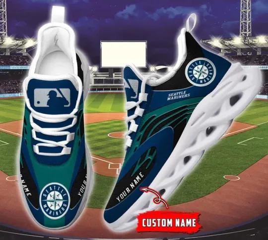 Personalized Seattle Baseball Team Marinerss Sneaker Max Soul Shoes For Adults