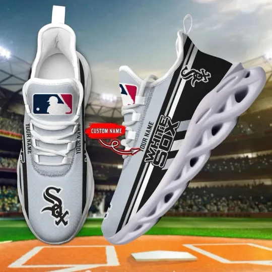 Personalized Chicago White Baseball Team Soxs Sneaker Max Soul Shoes For Adults