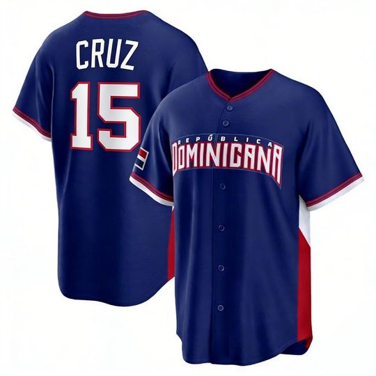 Discover Oneil Cruz Dominican Republic Jersey,Royal 2026 World Baseball Classic,Limited Stitched Shirt Man/Youth size,Custom Jersey