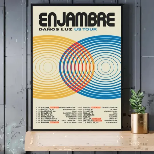 Discover Enjambre Danos Luz US Tour 2026 Poster