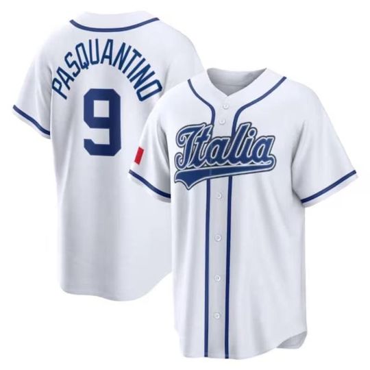 Discover Vinnie Pasquantino Jersey Italy 2026 World Baseball Classic White STITCHED Shirt