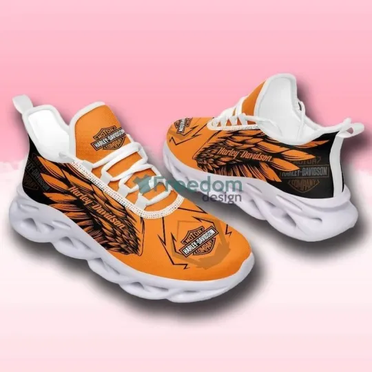 Personalized Harley Racing Davidson Sneaker Max Soul Shoes For Adults