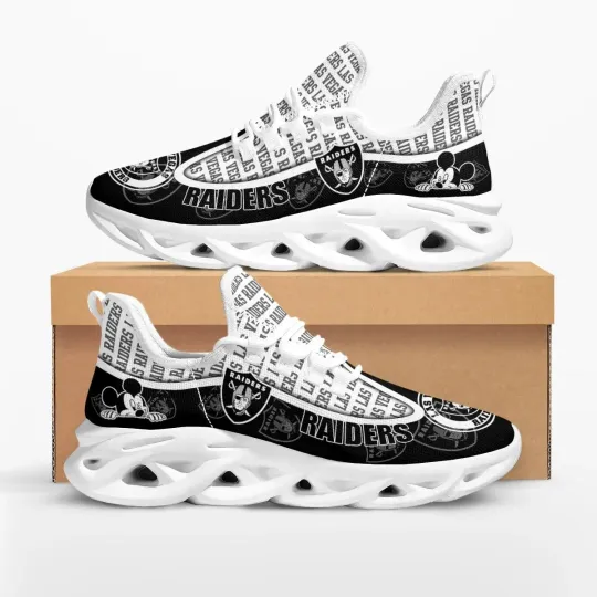 Discover Personalized Las Vegas Football Team Raiderss  Sneaker Max Soul Shoes Adults