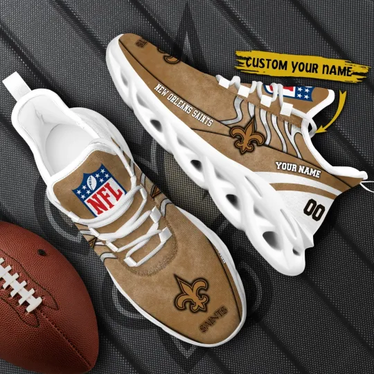 Personalized New Orleans Football Team Saintss Sneaker Max Soul Shoes Adults