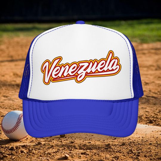 Discover Venezuela World Baseball Classic Trucker Hat, Team Venezuela Baseball Cap, Venezuela Trucker Hat WBCC 2026, Arepa Power, La Vinotinto Hat.