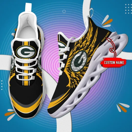 Discover Personalized Green Bay Football Team Packerss Sneaker Max Soul Shoes Adults