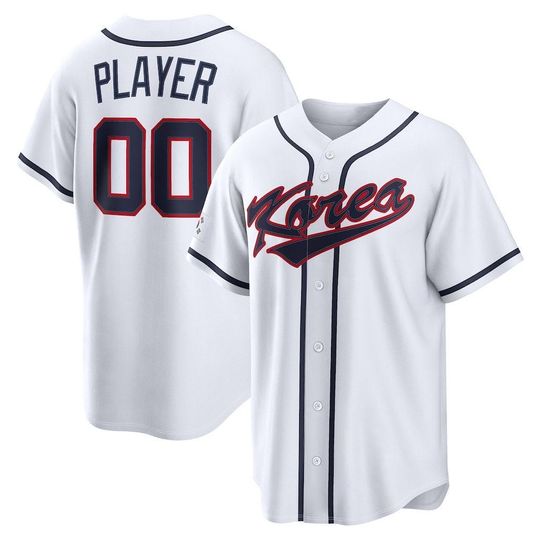 Discover Custom Korea Baseball Jersey,White 2026 World Baseball Classic,WBCC Limited All Stitched Shirt Man/Youth size