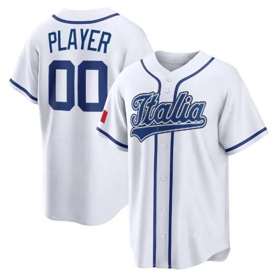 Discover Custom Italy Baseball Jersey - 2026 World Baseball Classic STITCHED Shirt Personalized Name And Number