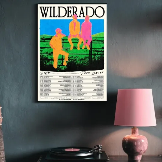 Discover Wilderado 2026 Tour Dates Indie Rock Vertical Poster