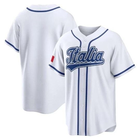 Discover Mens/Youth Italy Team Custom Jersey  2026 World Baseball White Classic Stadium Printed Fan Shirt