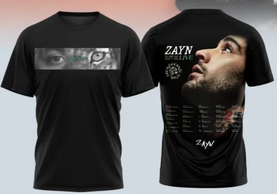 Discover Zaynn *Malik The Konnakol Tour 2026 3D T-Shirt Fullsize Xs-5Xl
