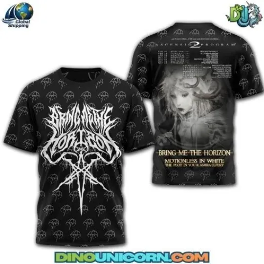Discover New Bring Me the Horizon 2026 Tour Limited Edition S to 6XL 3D Shirt EM289
