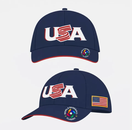 Discover 2026 World Baseball Classic USA Team Baseball Classic Cap - Print Hat