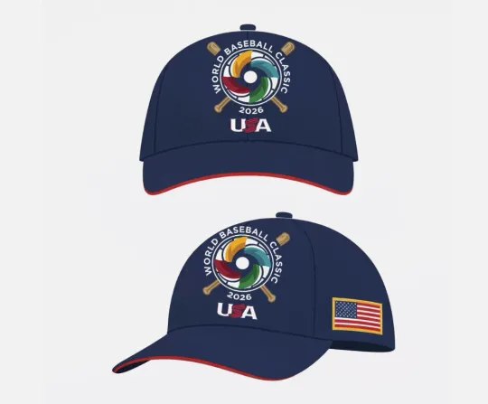 Discover World Baseball Classic USA Team 2026 Classic Cap - Print Hat, One Size