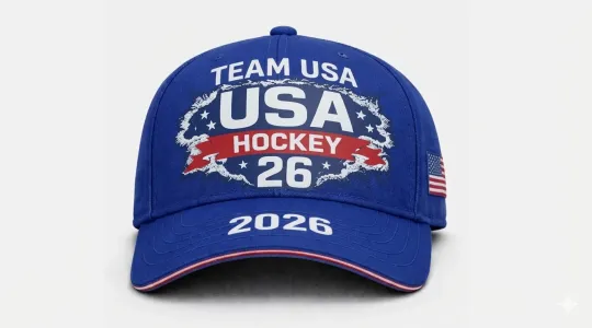 Discover USA Hockey 2026 Olympic Gold Medals Classic Cap - Print Hat, One Size