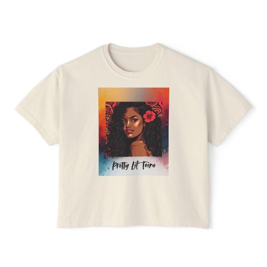 Big Girl Rags Pretty Lil Tee Women's Boxy T-Shirt