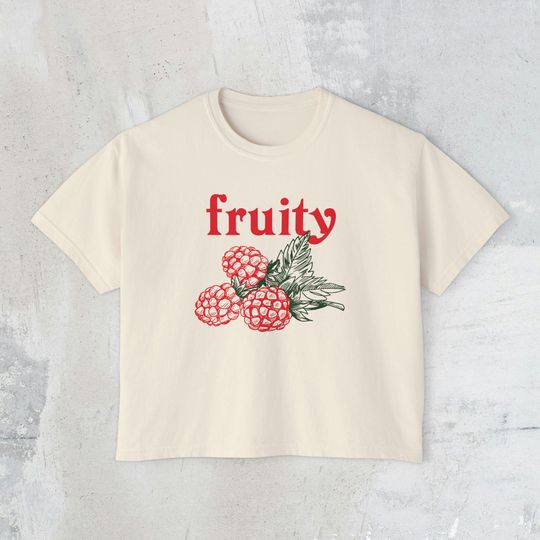 Discover Cropped Boxy Tee - Fruity, I Let Femmes Top Me, I Heart Femmes, LGBT Boxy Tee, Butch Lesbians, Femme Lesbians, Pride Outfit