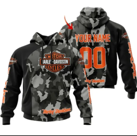 Discover Personalized Harley Racing Davidson 3D Hoodie , Unisex Adults S-5XL