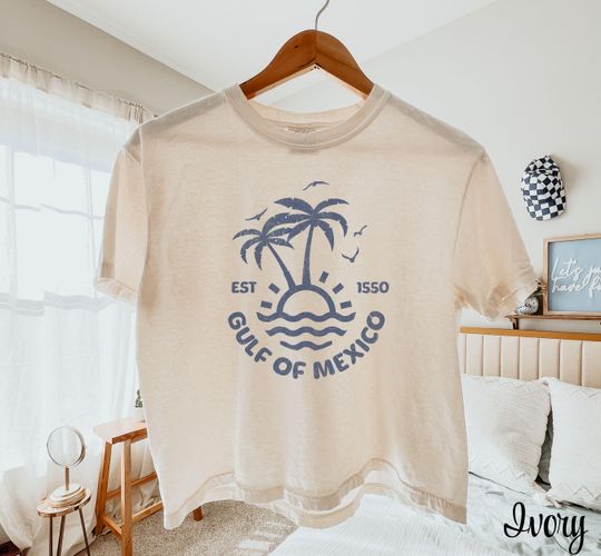 Discover Gulf of Mexico Cropped Shirt, Comfort Colors Women's Boxy Tee, Resistance Social Justice Shirts