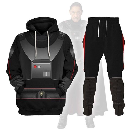 Discover Moff Gideon Costume Hoodie Joggers Set, Star Wars Characters Cosplay Shirt, Disney Star Wars Sweatshirts, Starwars Movie Fan Gift