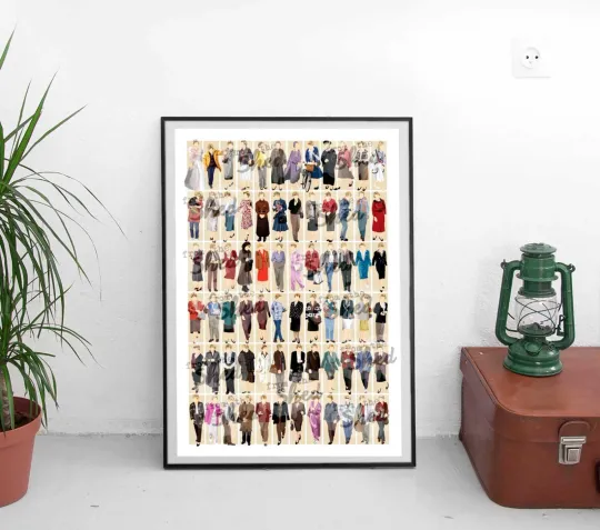 Discover Murder She Wrote Jessica Fletcher Poster 80s 90s TV Show Premium Matte Vertical