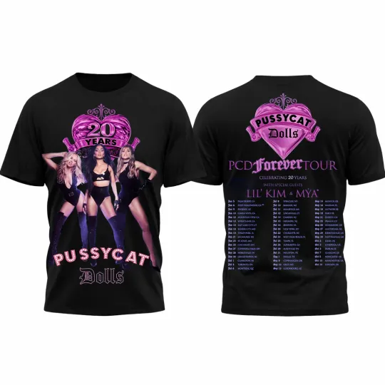 Discover Pussycat Dolls 2026 Reunion Tour, 20th Anniversary Shirt  - All Over Shirt