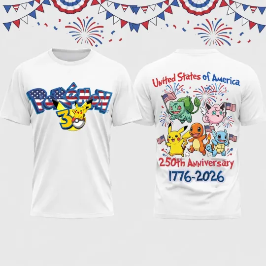 Discover Funny 250th Anniversary America, 250th years of Freedom - All over Shirt, V08