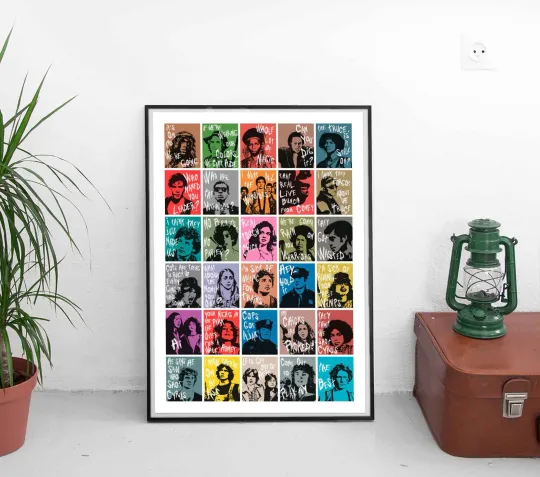 Discover The Warriors Movie Character Quotes Wall Print Coney Island NYC Gangs 1979