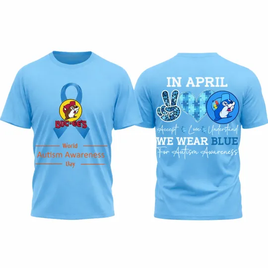 Bucees Autism Awareness Accept Love, Choose Understanding - All over Shirt