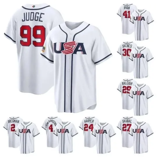 Discover Men's USA Baseball 2026 White World Baseball Classic Team