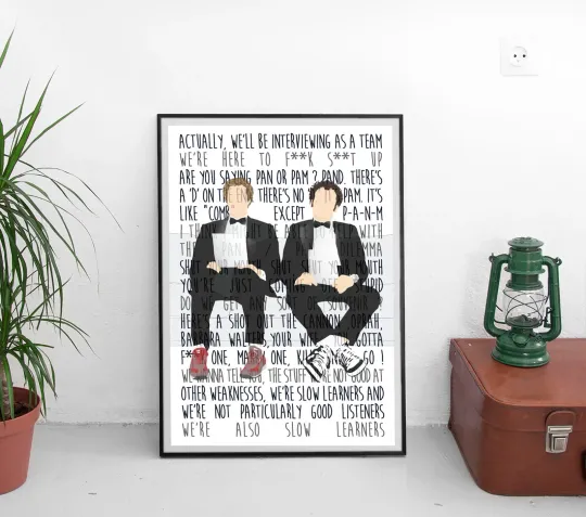 Discover Step Brothers Interview Scene Movie Quotes Vertical Poster