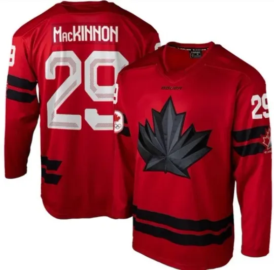MacKinnon #29 Canada 2026 Winter Olympics MEN Jersey Red + White Printed