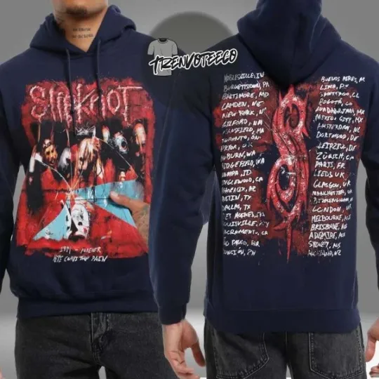 Discover Slipk*not x Hot Topic Here Comes The Pain Tour Two-Sided 3D Hoodie