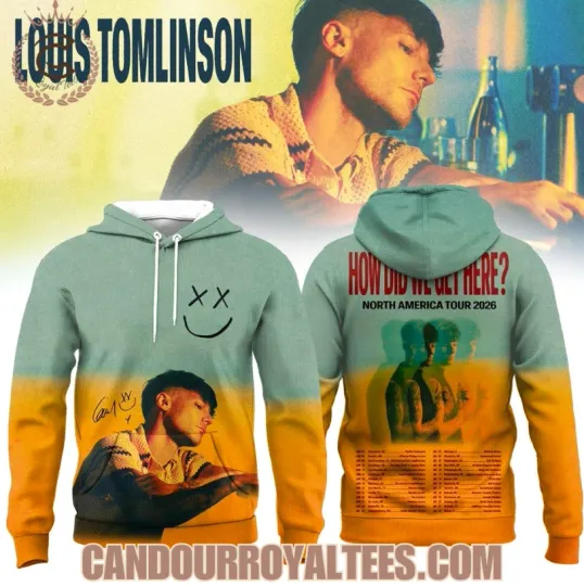 Discover Louis Tomlinson How Did We Get Here North America Tour 2026 3D Hoodie