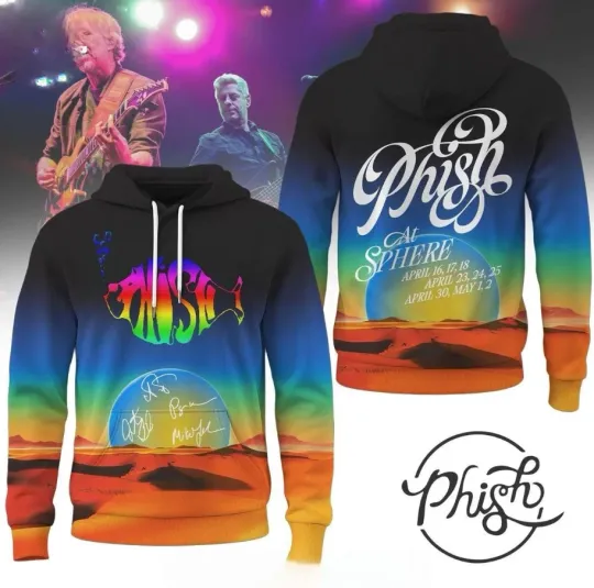 Discover Phish At Sphere Tour 2026 Hoodie All Over Print 3D BL2.1173