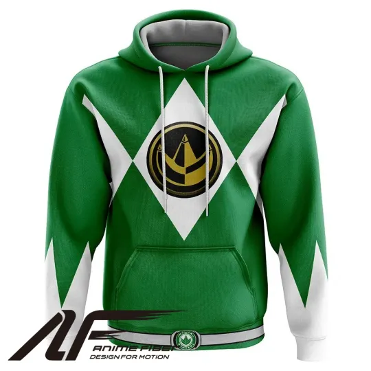 Discover Power Rangers Green Ranger Mighty Morphin Hoodie
