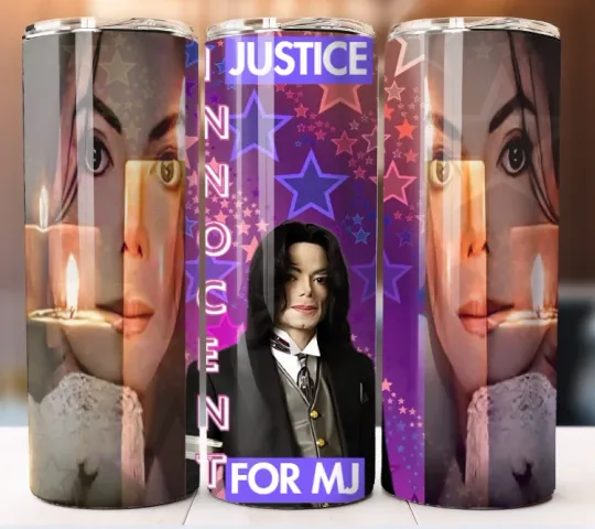Discover Michael Jackson Tumbler 20oz Cup Mug w/ Straw Style Great for Gifting to a Fan