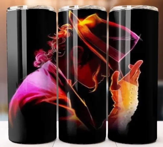 Discover Michael Jackson Tumbler 20oz Cup Mug w/ Straw Style Great for Gifting to a Fan