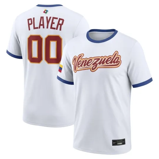 Discover Custom Name 2026 World Baseball Classic Venezuea Team T-Shirt Size S-5XL