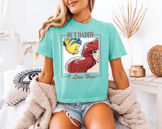 Discover Disney World boxy Shirt - Ariel vintage comfort colors tee - Little mermaid Hollywood studios shirt - but daddy I love him - magical kingdom