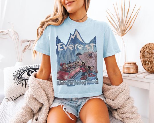 Discover Disney World boxy Shirt - Animal kingdom shirt - expedition Everest shirt - comfort colors boxy tee - Disney shirt - vintage disney - yeti