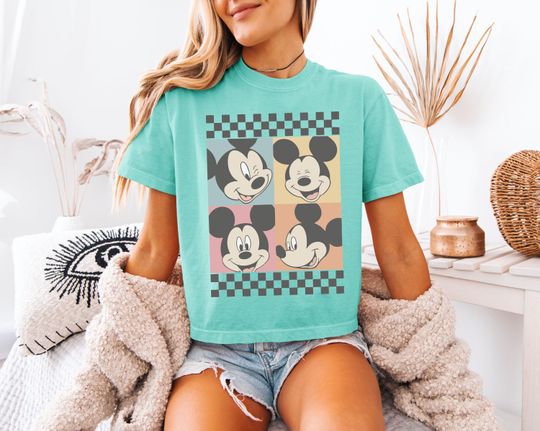 Disney World Character Family Boxy T-Shirt for Women