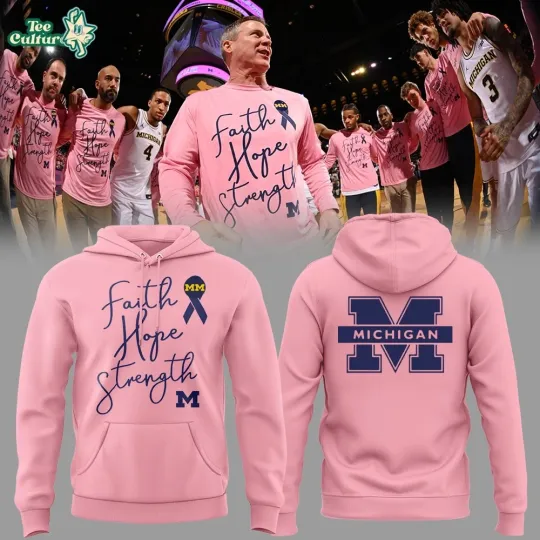 Discover Limited Edition Wolverine Faith Hope Strength Block Cancer Hoodie 2026