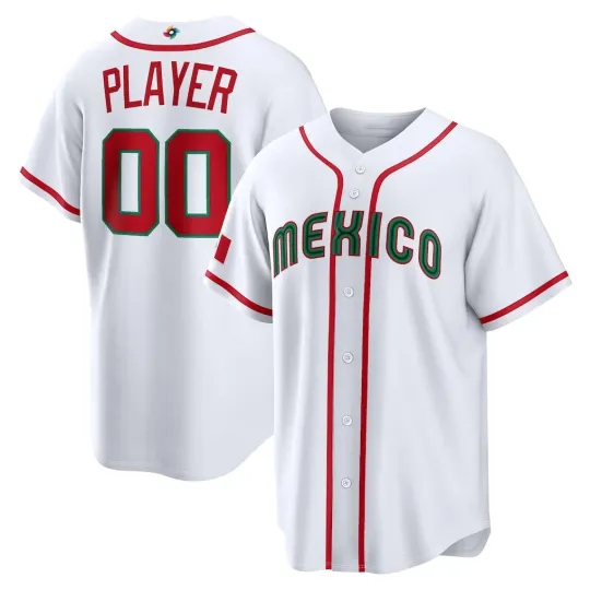Discover Custom Personalized, Mexico Team 2026 World Baseball Classic AOP Jersey S-5XL