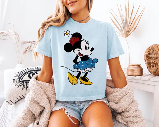 Disney World Vintage Minnie T-Shirt - Hollywood Studios Epcot Mickey Disneyland Boxy Tee