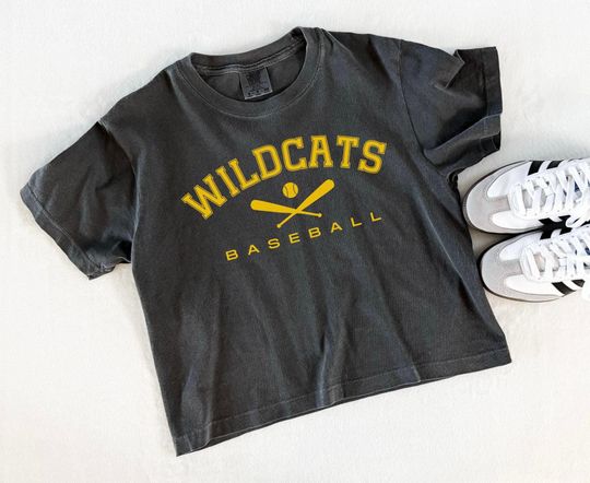 Discover Comfort Colors Boxy Baseball Tee Personalized Softball Mom Crop T-Shirt